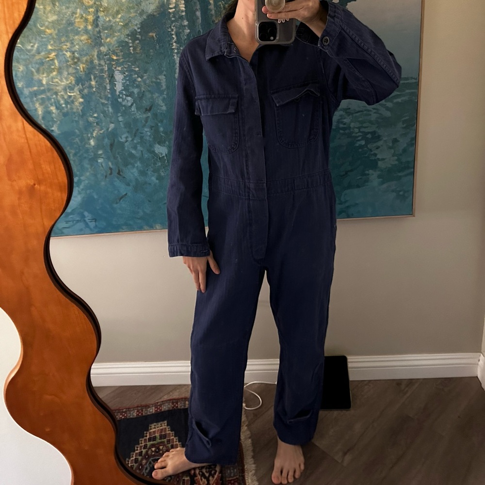 Vintage utility jumpsuit